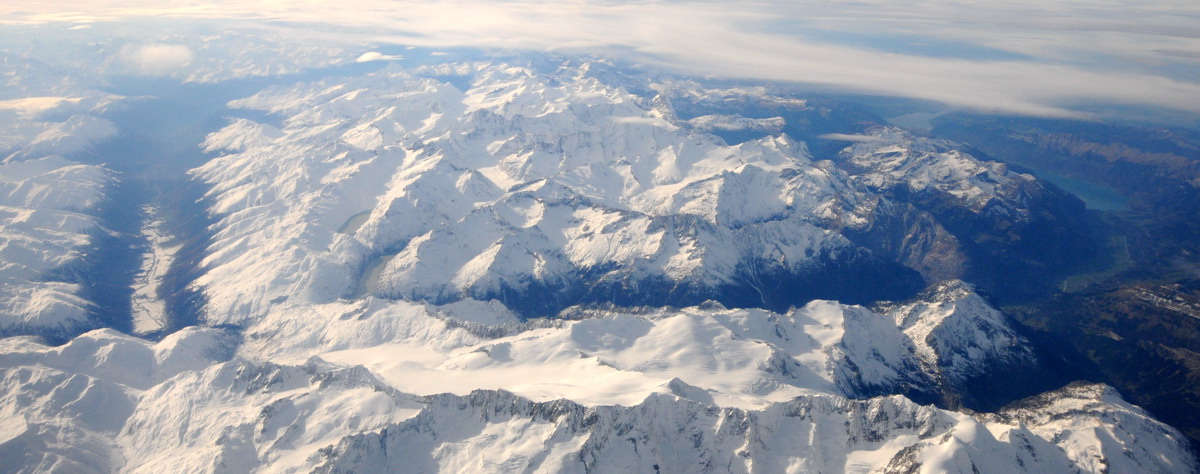 L'' Oberland bernese dall'' alto.